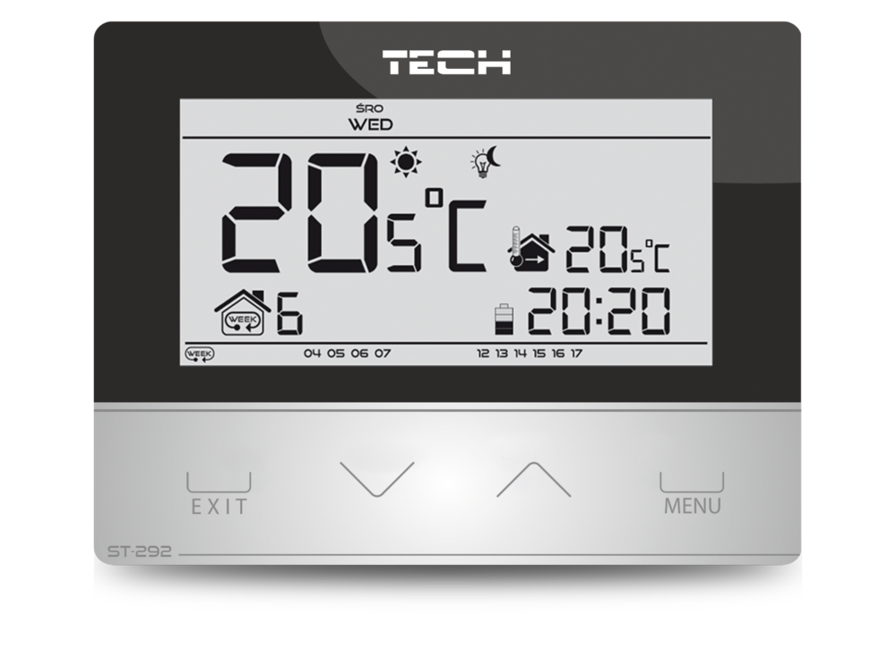 ST-292v3 laidinis patalpos termoreguliatorius